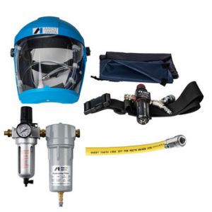 Iwata Air Fed Mask Kit Complete with mask, 2 stage filter and hose